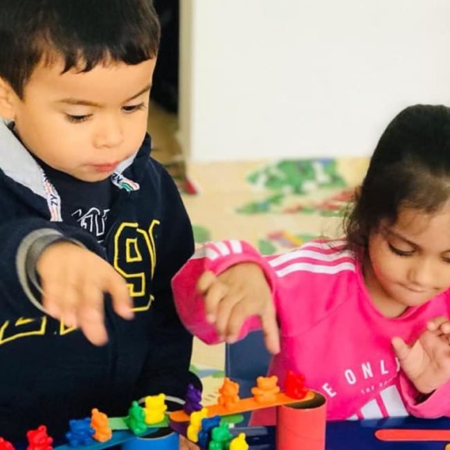 Puzzle acts at Kids School in UAE